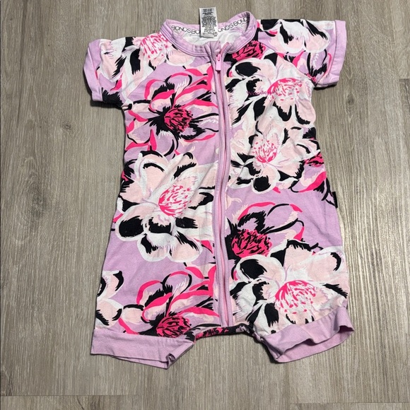 Bonds Floral Zip-Up Romper - Picture 1 of 1